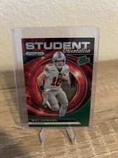 Will Howard 2024 Panini Prizm Student Orientation OSU Buckeyes Prospect Rare Gem