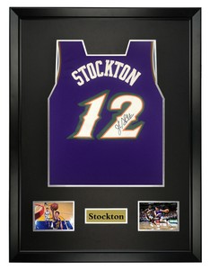 john stockton autographed jersey