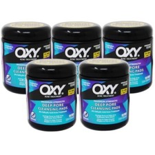 5 Pack OXY Deep Pore Cleansing Pads, 104 Coun...