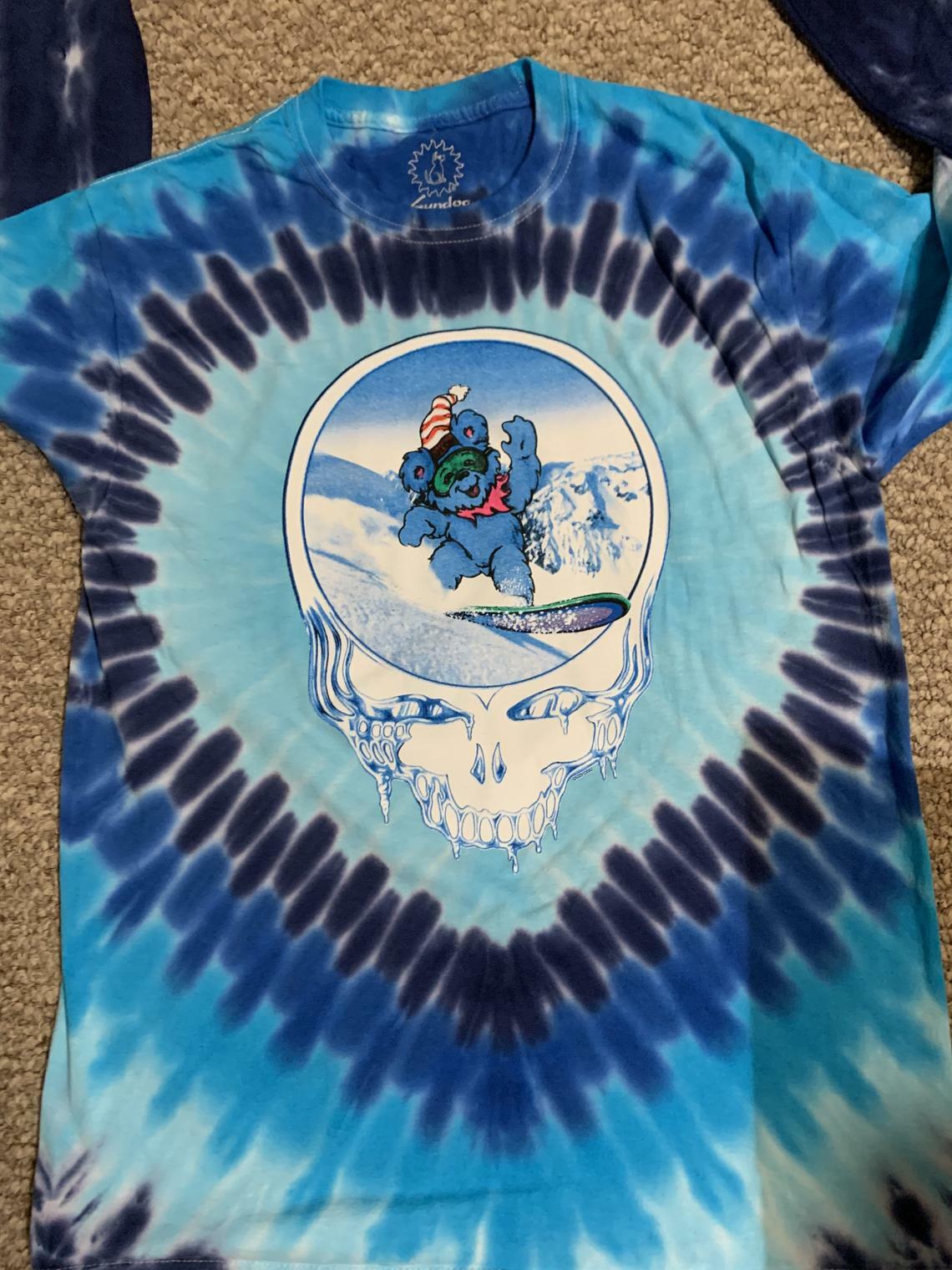 Grateful Dead Snowboarding Bears long sleeve size SMALL Snow Board Dancing Bears image 4