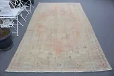 Flatweave Rugs, Vintage Rugs, Boho Rug, 5.4x9.3 ft Large Rug, Turkish Rug