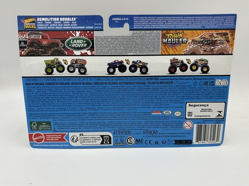 Hot Wheels Monster Trucks Demolition Doubles Defender Vs Town Hauler HWN65 - Picture 21 of 21