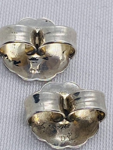 David Yurman Ohrhänger mit mehreren Steinen Perlen Sterlingsilber 18 Karat 750 - Bild 19 von 19