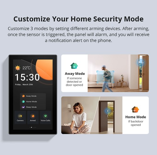 SONOFF NSPanel Pro WIFI Smart Home 120 Typ Bedienfeld Integrierter Zigbee Hub - Afbeelding 7 van 23