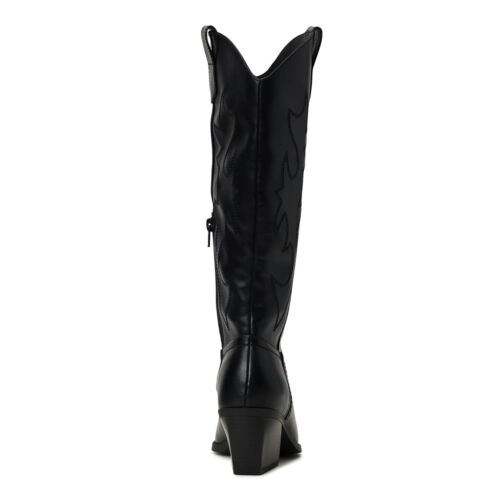 Madden NYC Women's Embroidered Tall Western Boots size 8 1/2 - Picture 3 of 6