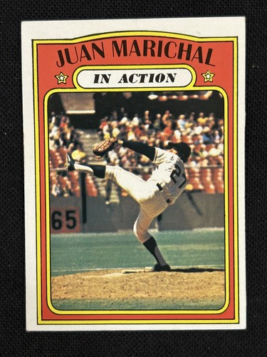 1972 Topps #568 Juan Marichal in azione EX+ San Francisco Giants HOF *405 - Foto 1 di 2