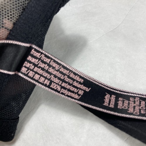 Victoria's Secret LENCERÍA DE LUJO STARBURST SUJETADOR TRIANGULAR LÍNEA LARGA Negro XL - Imagen 15 de 15