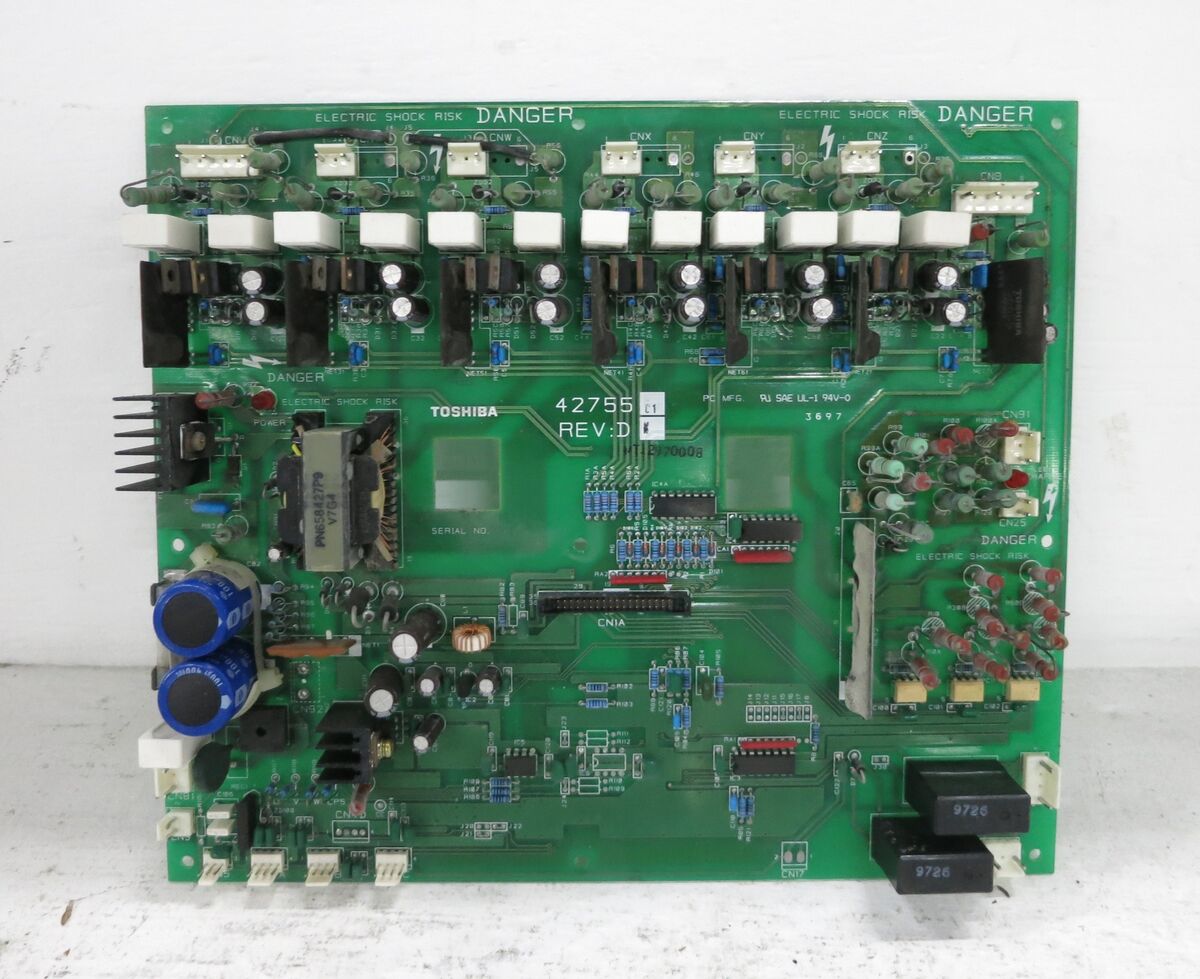 Toshiba 42755-C1 Rev D G3+ VS Drive Control Board 42755C1 Toshiba 42755-C1 Rev D G3+ VS Drive Control Board 42755C1