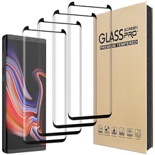 4Pack For Samsung Galaxy Note 9 Tempered Glass Screen Protector Case Friendly