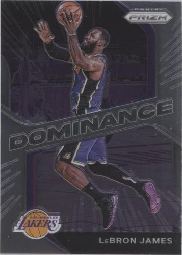 2020-21 Lebron James Panini Prizm #1 - Kobe Tribute Dunk - PSA 9