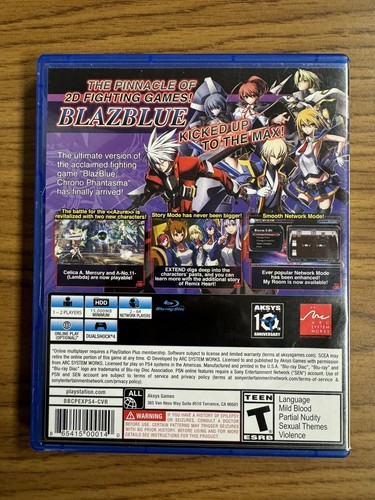 BlazBlue: Central Fiction Limited Edition (Sony PlayStation 4) PS4 Complete Set - Picture 4 of 21