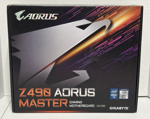 New Z490 GIGABYTE AORUS MASTER Motherboard (10th/11th Generation Intel)