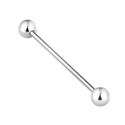 1PC Surgical Steel Long Industrial Barbell 14G Bar Cartilage Earrings Piercing - Picture 32 of 66