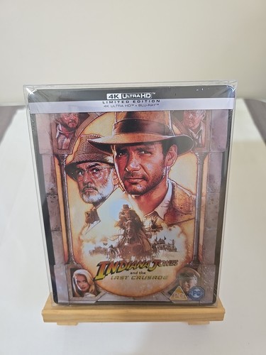 INDIANA  JONES  AND  THE LAST  CRUSADE  4K  BLU-RAY  STEELBOOK, BRAND NEW SEALED - Picture 17 of 17