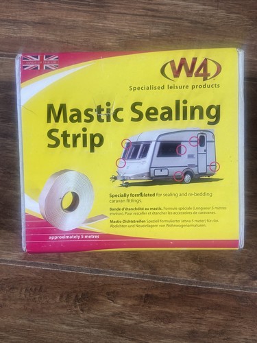 W4 Narrow Mastic Sealing Strip White 5m X 45mm - Picture 1 of 3