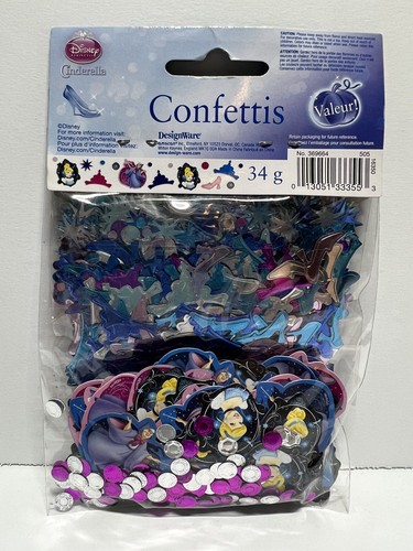 Confeti Fiesta Cenicienta Disney Princesa Cumpleaños Mesa Decoración 1.2 OZ Paquete Valor - Imagen 2 de 7