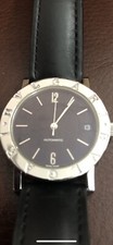 BVLGARI AUTOMATIC watch, Black Dial, Date, Model BB33SL Stainless