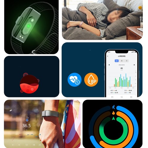 Smart Bracelet Heart Rate Blood Pressure Monitor Pedometer 2208A Sport Fitness - Picture 2 of 12