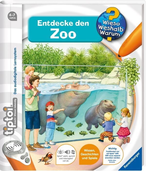 Thumbnail - Ravensburger 32920 Tiptoi® Wieso? Weshalb? Warum? Entdecke Den Zoo