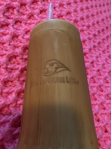 Disney Cruise Line DCL Souvenir Bamboo Sipper Cup - Picture 2 of 4