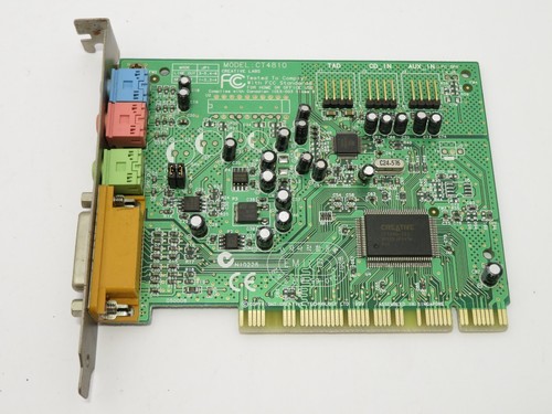 Vintage Creative Labs CT4810 SoundBlaster 128 OEM Audio Card - Afbeelding 3 van 7