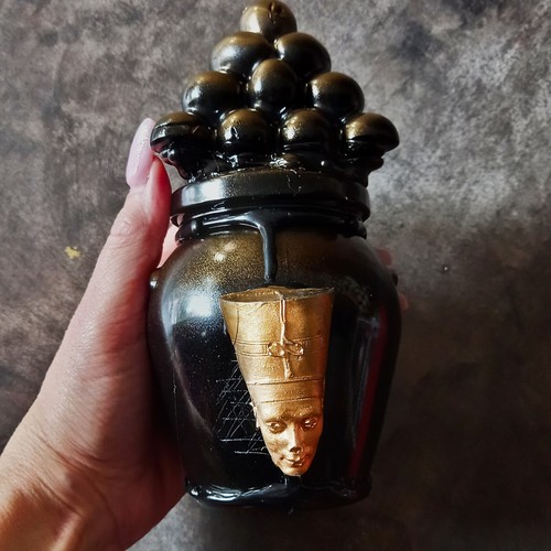 vintage bottle witchcraft magic potion egyptian pharaohs beetle immortality set - Picture 9 of 24