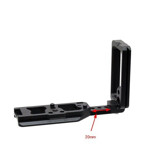 Alumi L Plate Bracket Holder Vertical Hand Grip for Nikon Z5 Z6 Z7 Z6II Z7II - Picture 9 of 10