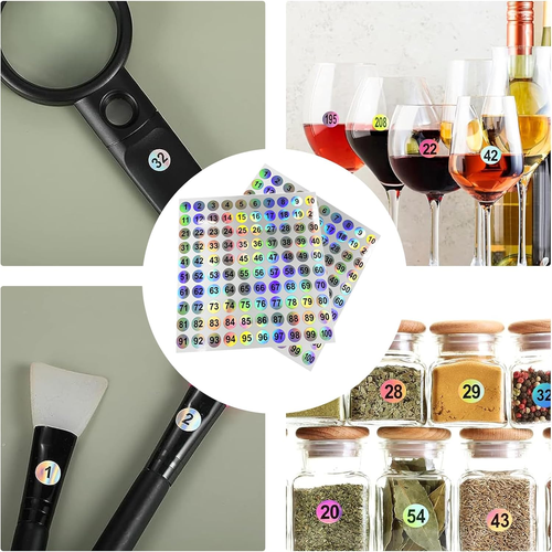 Set mit Zahlen, selbstklebend, reflektierend, selbstklebend, wasserdicht, zur Au - Bild 7 von 7