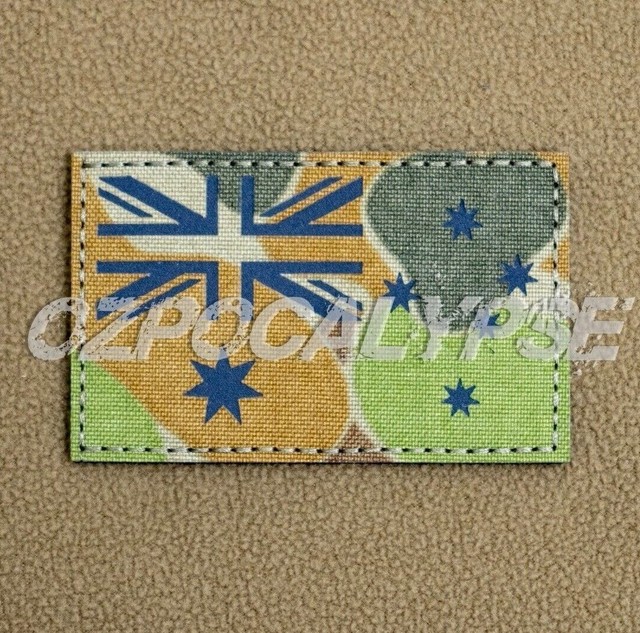 Auscam Australian Flag Patch - Army Military dpcu ozcam aac camo adf cadet anf Auscam Australian Flag Patch - Army Military dpcu ozcam aac camo adf cadet anf