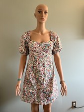 ASTR The LabelSkylar Puff-Sleeve Minidress Size M New