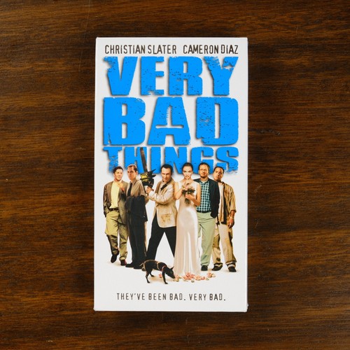 Very Bad Things (1998) - VHS Comedy - Christian Slater - GREAT CONDITION - Picture 2 of 8