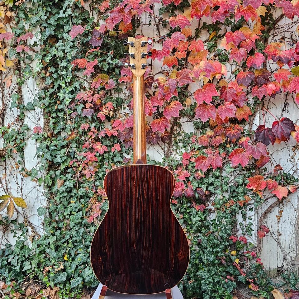 Wilhelm Guitars Handmade Cocobolo, German Spruce OM Acoustic Guitar - Image 2 of 4