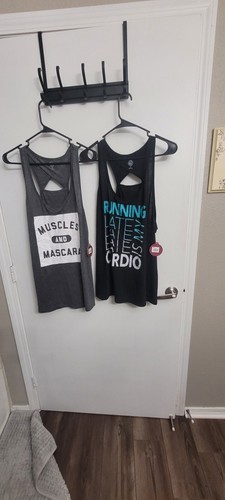 NEW 2x Plus SO Brand Lot Of 2 Workout Sleeveless Tank Tops, 1 Black, 1 Gray Tops