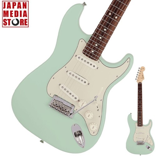 Fender Made in Japan Junior Collection Stratocaster Satin Surf Green Guitar New - Picture 1 of 11