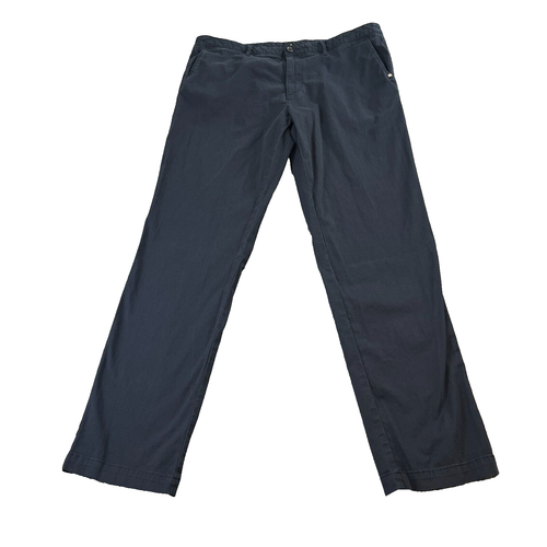 Hugo Boss Herren Chinohose Tapered Regular Fit Stretch Dunkelblau Crigan W38 L34