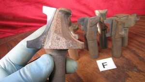 Router-Bit-lot-of-10-3-4-034-shank-Carbide-face-with-assorted-profiles-lot-F