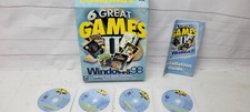 6 Great Games 2 for Windows 98 Big Box Scrabble Bass Fishing Slot City A1
