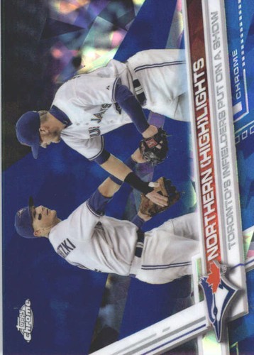 NORTHERN HIGHLIGHTS 2017 TOPPS CHROME SAPPHIRE EDITION #230 ONLY 250 MADE - Imagen 1 de 2