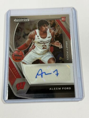 2021-22 Panini Prizm Draft Picks #DP-AFO Aleem Ford Auto RC - Foto 1 di 2