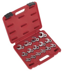 Abierto Llave 3 15 Crow's Base Conjunto Piezas Sealey De 8 Extremo Ak59891 Sw07Z6qHqx
