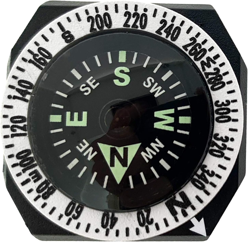Gocompass Micro Orienteering Compass for Watch Bands and Paracord Bracelets - Picture 2 of 12