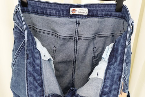 Dickies Damen Crafted For Women Baumwollmischung Tapered Leg Denim Jeans Größe 12 - Bild 15 von 18