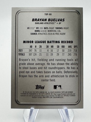 2022 BOWMAN PLATINUM BASEBALL CARDS TOP-1 TO 100 YOU CHOOSE PICK MLB CARD FS - Picture 136 of 198