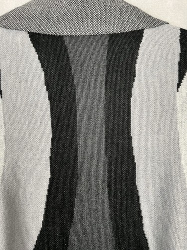 INC international concepts Black Gray Patterned Open Cardigan Womens Small NWT - Picture 4 of 4