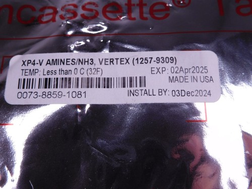 Honeywell Analytics XPV Chemcassette Tape for Mineral Acids EXP 4/25 #2 (S5-0) - Picture 2 of 2