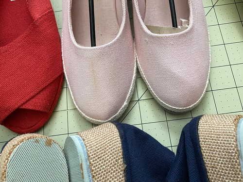 Menge 10 Vintage 1990’s NOS Canvas Espadrilles - Wiederverkauf, Sparsamkeit, Größe 6-9 - Bild 5 von 12