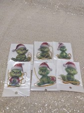 Grinch Christmas Ornaments 6 Pack Bundle 6