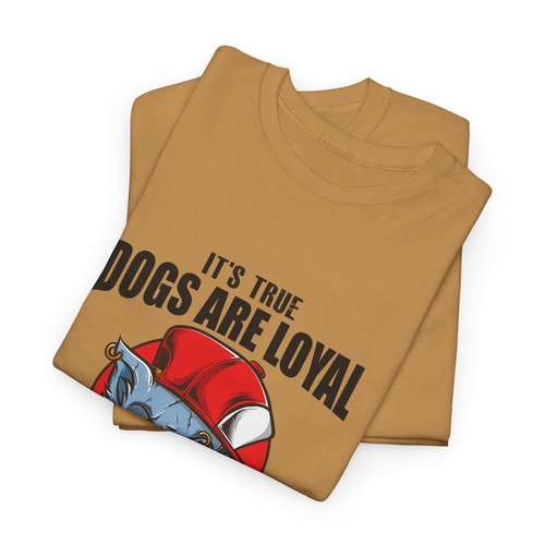 T-shirt maglietta unisex Cat Lover cotone pesante 'Non dirò alla polizia' - Foto 41 di 118