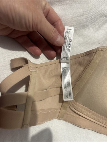 WONDERBRA ULTIMATE BACKLESS PUSH UP BRA SZ 36 B NUDE BNWT (ACC577 - Picture 8 of 8