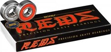 Bones Reds Skate Bearings Set of 8 High Speed Durable Black 0.5 x 2 Skate Rated